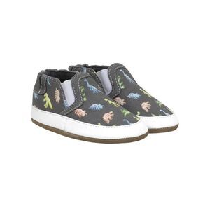 Robeez Glowing Dinos Soft Sole, Grey